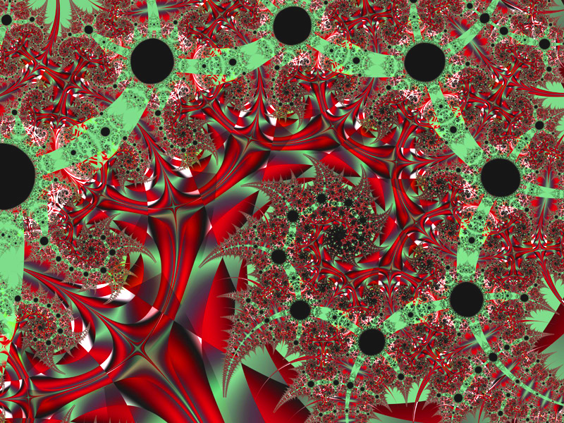 Fractal Art Wallpaper, Wreath