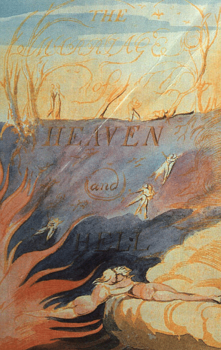 Title Page, The Marriage of Heaven and Hell, William Blake, 1793