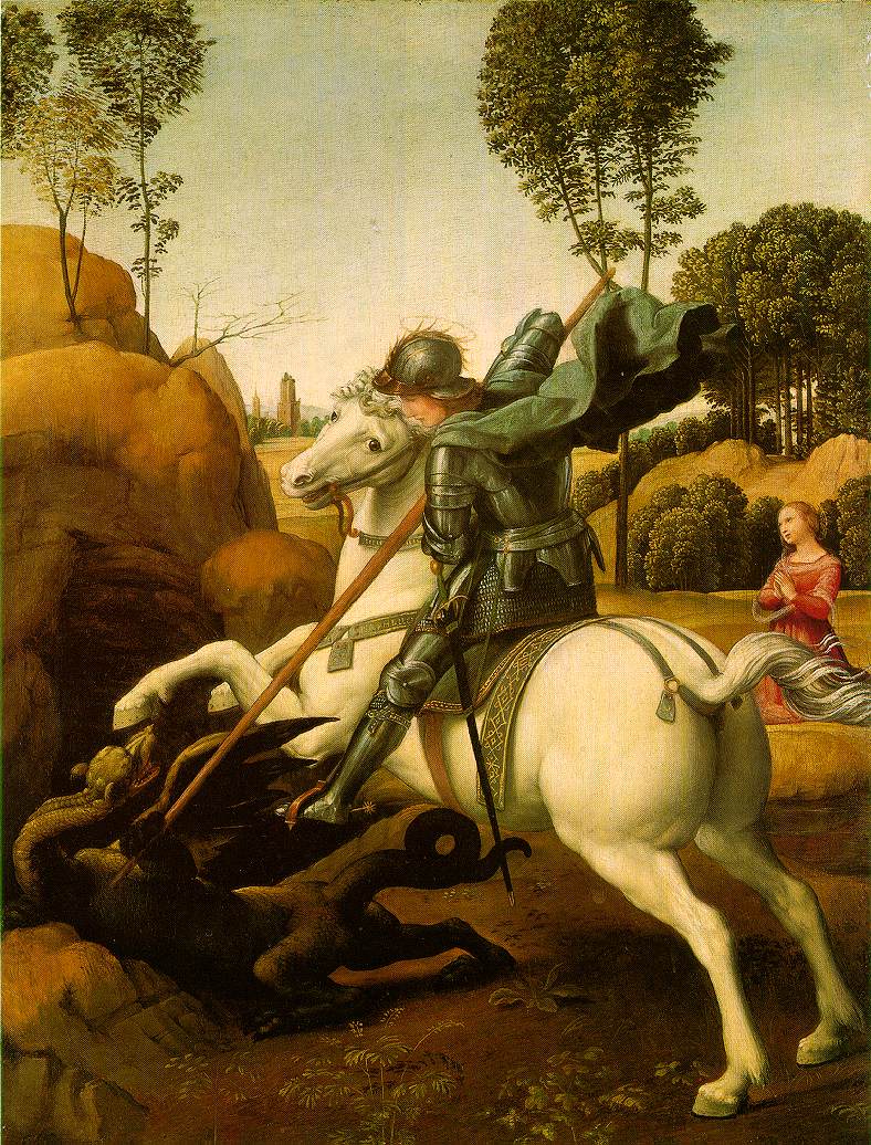 St.George and the Dragon, Raphael