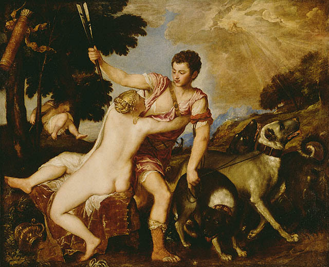 Venus and Adonis, Titian, c.1555