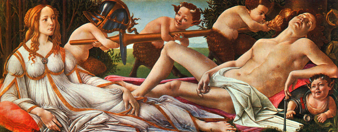 Venus and Mars, Sandro Botticelli, 1483