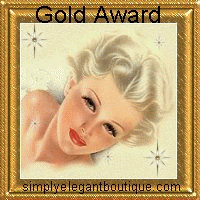 Simply Elegant Boutique Website of Excellence Award